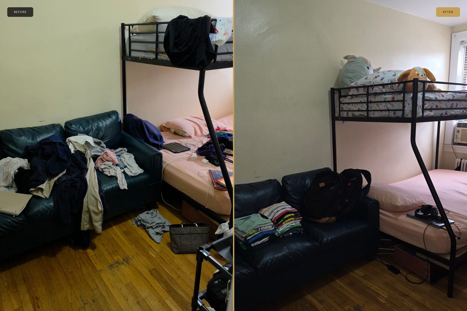 Bedroom Reset — cleaning result by Perfect Touch